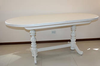 Стіл обідній "Гірне 1" 1600(2000) х 940 овал