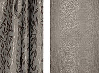 Портьерная ткань для штор Жаккард с коричневого цвета с рисунком (MYX BRZ1931-11/280 P)