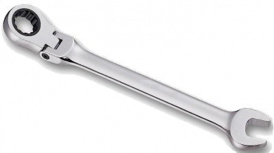 Ключ рожково-накидний трещоточный, шарнірний 10 мм, L=155 мм F 75710F
