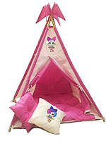 Вигвам детский палатка для дома с матрасом и подушками Лол