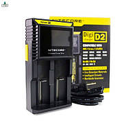 ЗУ Nitecore Digicharger D2 с LED дисплеем для Ni-Cd, Ni-Mh, Li-Ion, IMR аккумуляторов