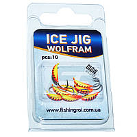 Мормилка вольфрамова Банан Fishing ROI Ice Jig 0.44 г, 2.5 мм.