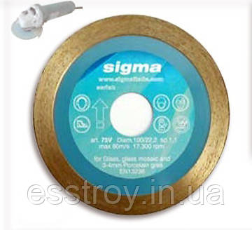 Алмазний диск діаметр 100 мм