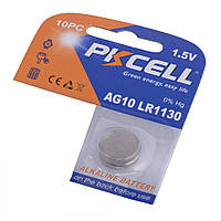 Батарейка PKCELL (AG10 LR1130) (1.5V) щелочная PKCELL