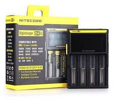 ЗУ Nitecore Digicharger D4 з LED дисплеєм для Ni-Cd, Ni-Mh, Li-Ion, IMR акумуляторів