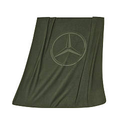 Двосторонній плед Mercedes Reversible Fleece Blanket, Khaki / Sand beige, артикул B66958972