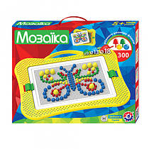 Мозаїка для малюків 7. 2100 Технок, 300 деталей, діаметр 9-13-18 мм