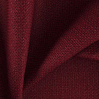 Мебельная фактурная ткань рогожка Рокко (Rocco) бордового цвета