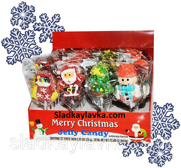 Желейна Цукерка А7 Merry Christmas 20 гр (32 шт) 1/12
