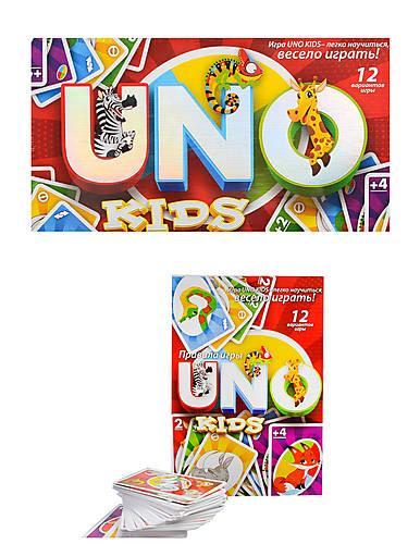 Детская настольная карточная игра "Uno Kids" DankoToys - фото 1 - id-p874687305