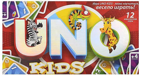 Детская настольная карточная игра "Uno Kids" DankoToys - фото 4 - id-p874687305