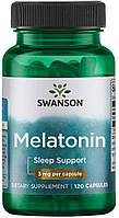 Мелатонін проти безсоння для поліпшення сну Swanson Melatonin 3mg 120caps