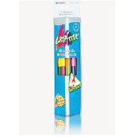 Кольорові акварельні олівці MARCO Grip-rite 9121-12CB, Набір 12шт 24 кольору з пензликом (двосторонні)