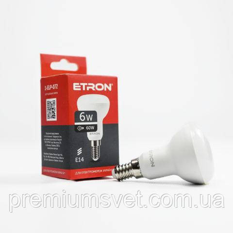 Лампа св/діод ETRON Light Pover R50 6W 4200K E14 (1-ELP-072), фото 1