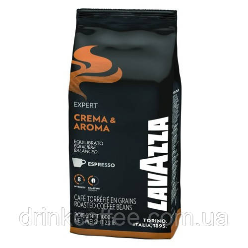 Кава в зернах Lavazza Crema & Aroma Vending 30% Арабіка 70% Робуста Італія 1 кг