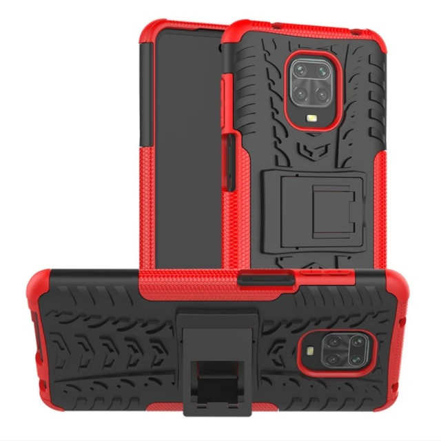 Чохол Armor для Xiaomi Redmi Note 9S/ note 9 Pro Протиударний Червоний