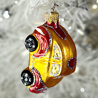 Формова ялинкова іграшка "Машинка золота"