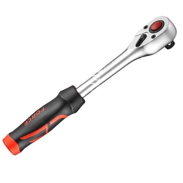 1/4" Тріскачка з гумовою ручкою (72 зуб.) L=136 мм F 80228