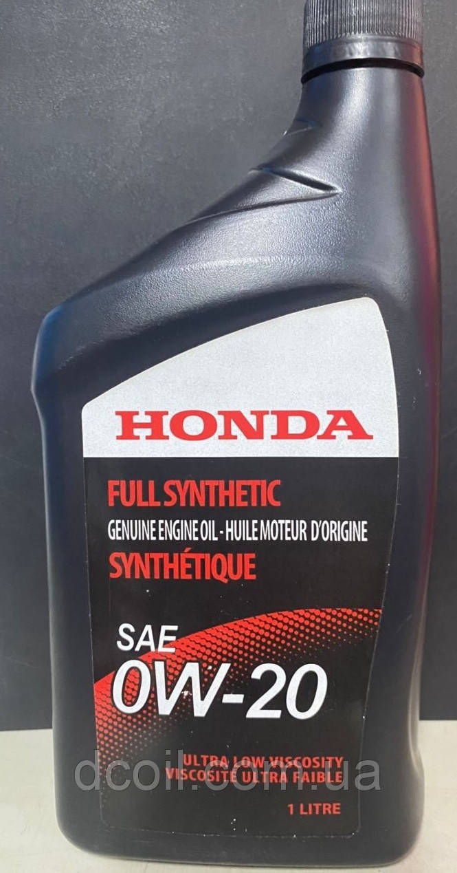 Моторна олива HONDA 0W-20 Full Synthetic (CANADA)