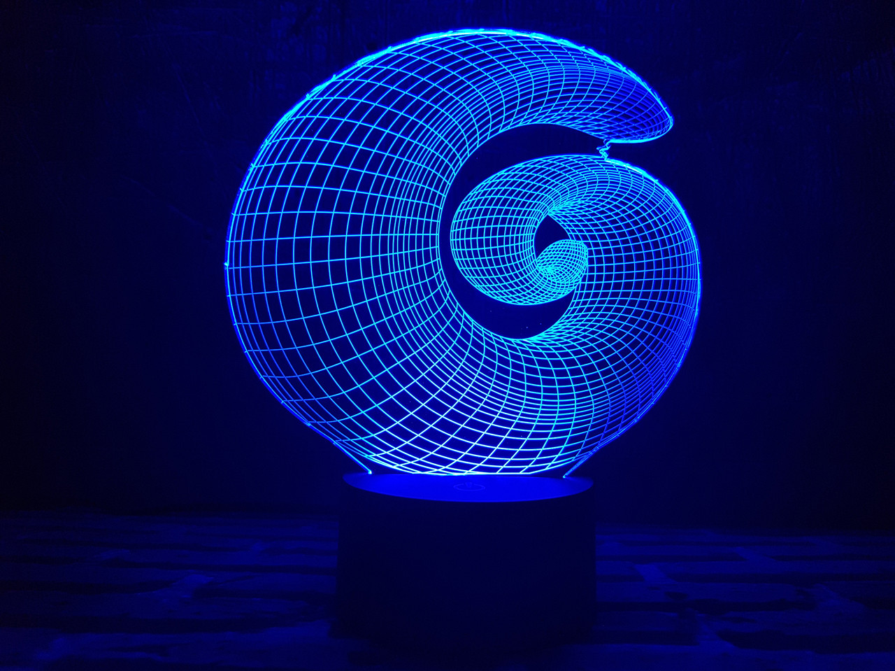 Змінна пластина для 3D нічника "Спіраль" 3DTOYSLAMP, фото 1