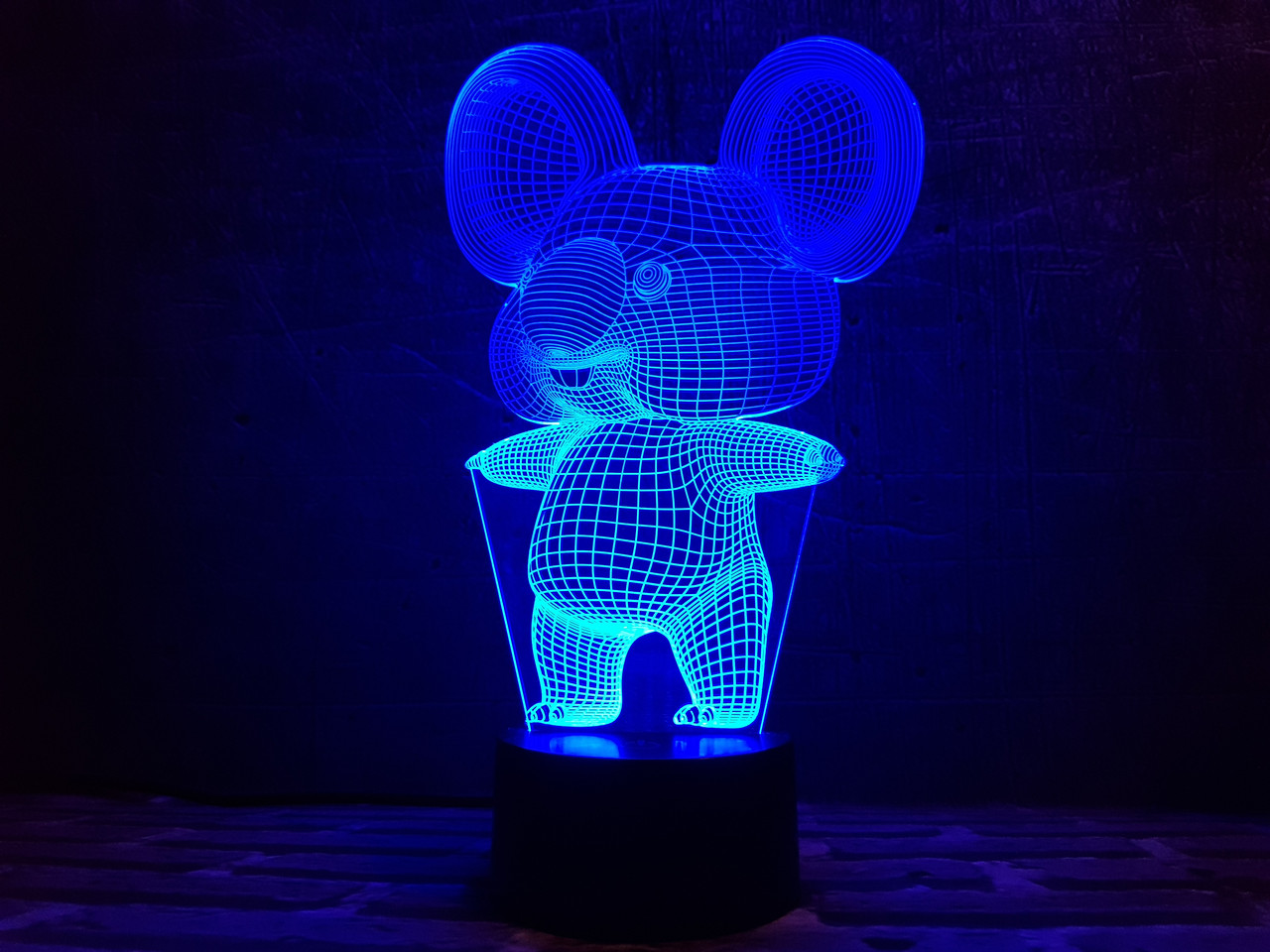 Змінна пластина для 3D-нічника "Коала" 3DTOYSLAMP, фото 1