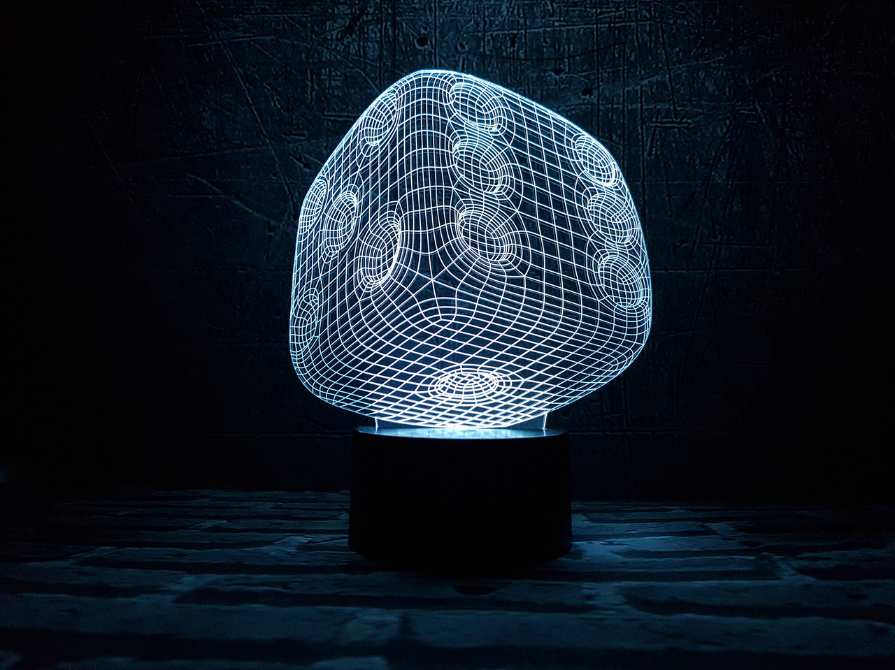 Змінна пластина для 3D-світильників "Кубик" 3DTOYSLAMP, фото 1