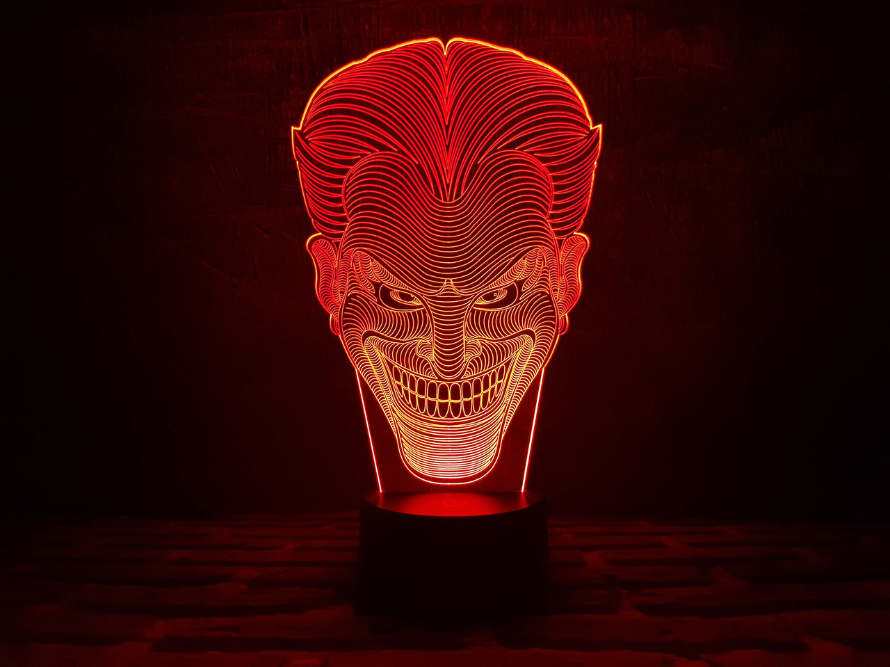 Змінна пластина для 3D-нічника "Джокер" 3DTOYSLAMP, фото 1