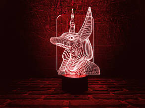 Змінна пластина для 3D-світильників "Анубіс" 3DTOYSLAMP