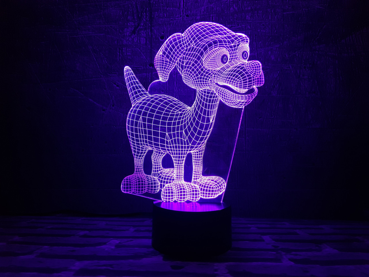 Змінна пластина для 3D-світильників "Дружок" 3DTOYSLAMP, фото 1