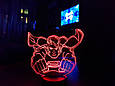 Змінна пластина для 3D нічника "Супермен" 3DTOYSLAMP, фото 2