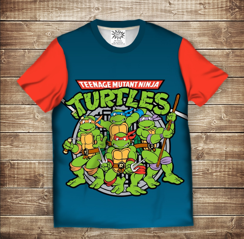 Футболка 3D Turtles 2
