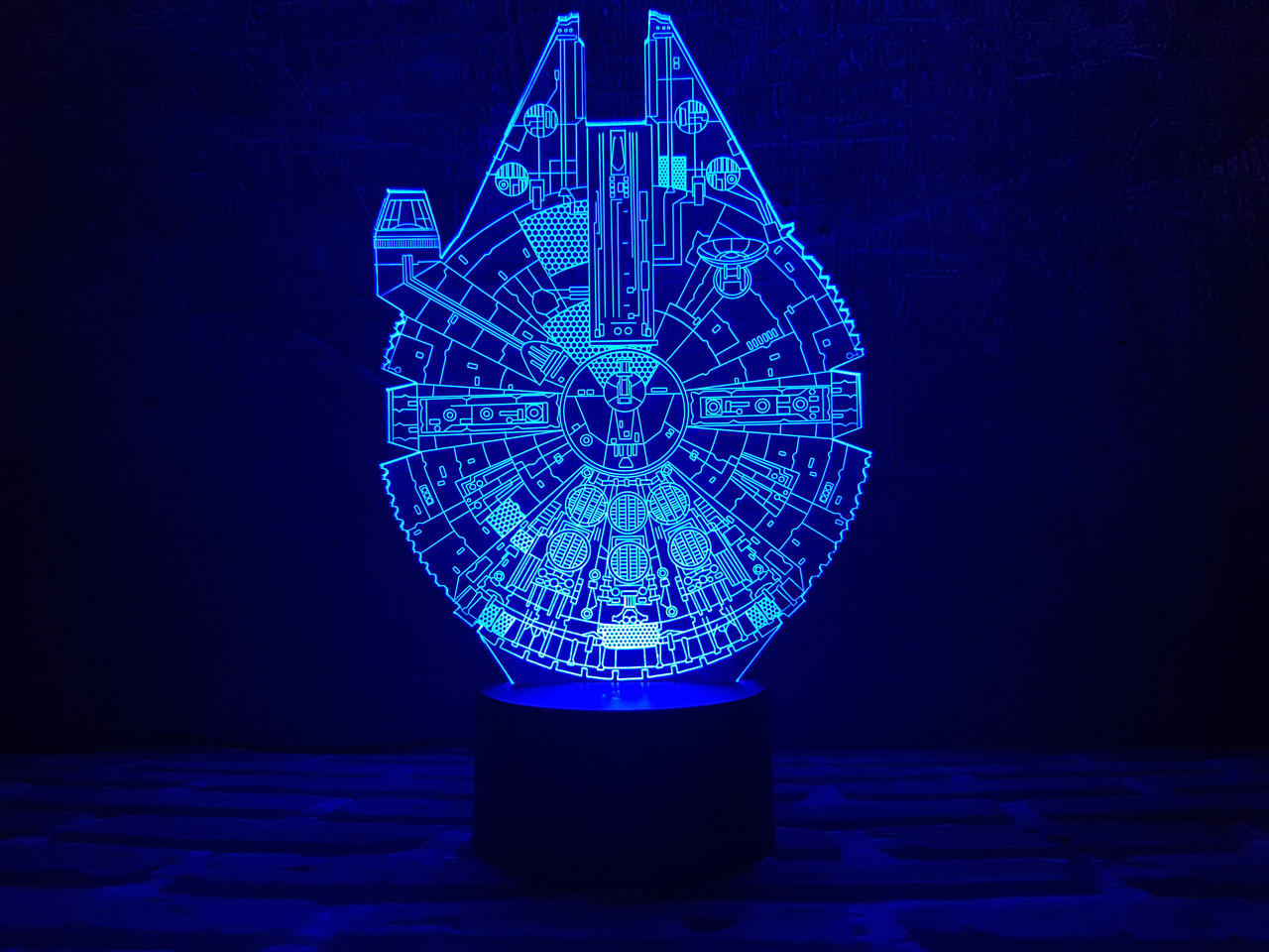 Змінна пластина для 3D нічника "Сокол тисячоліття" 3DTOYSLAMP, фото 1