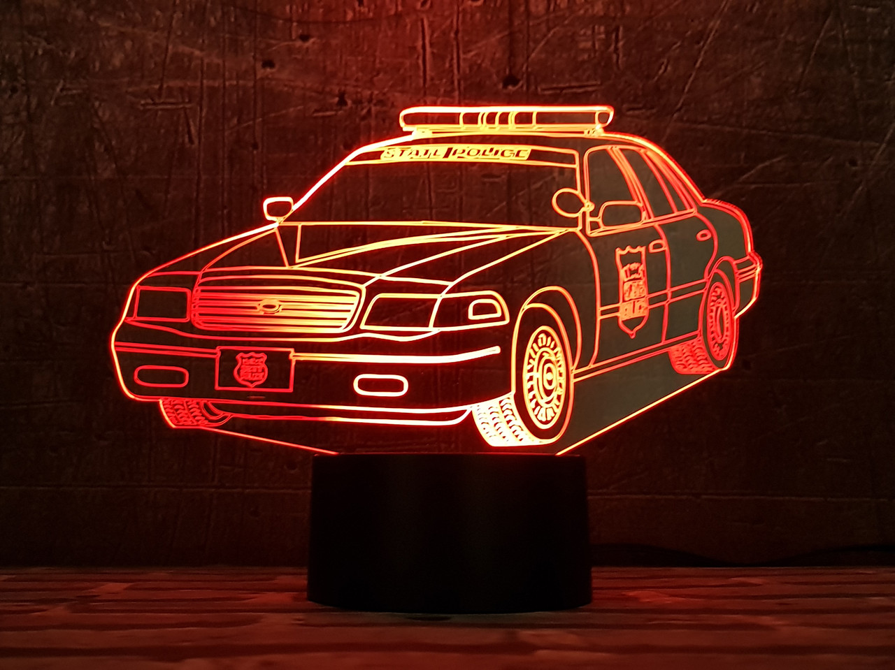 Дитячий нічник-світильник " Автомобіль 30" 3DTOYSLAMP, фото 1