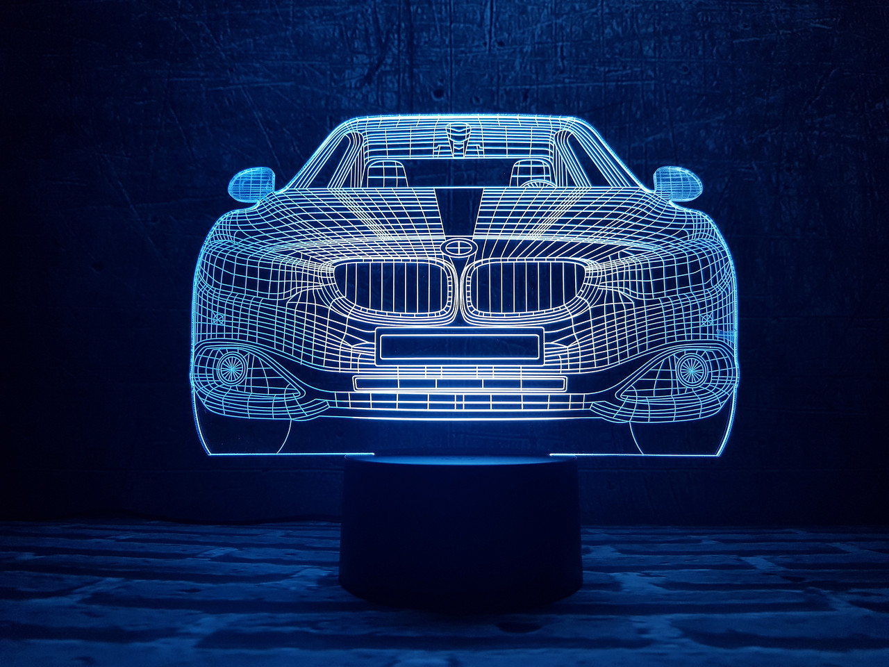 Змінна пластина для 3D-світильників "Автомобіль 10" 3DTOYSLAMP, фото 1