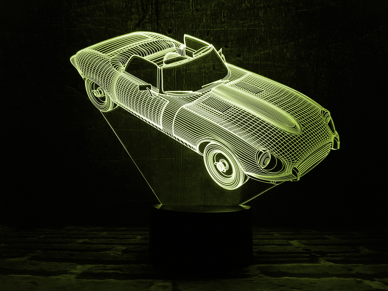Змінна пластина для 3D-світильників "Автомобіль 2" 3DTOYSLAMP, фото 1