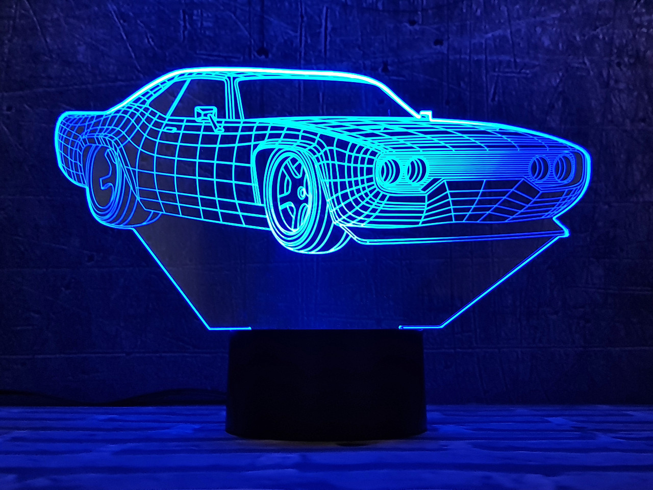 Змінна пластина для 3D-світильників "Автомобіль 29" 3DTOYSLAMP, фото 1