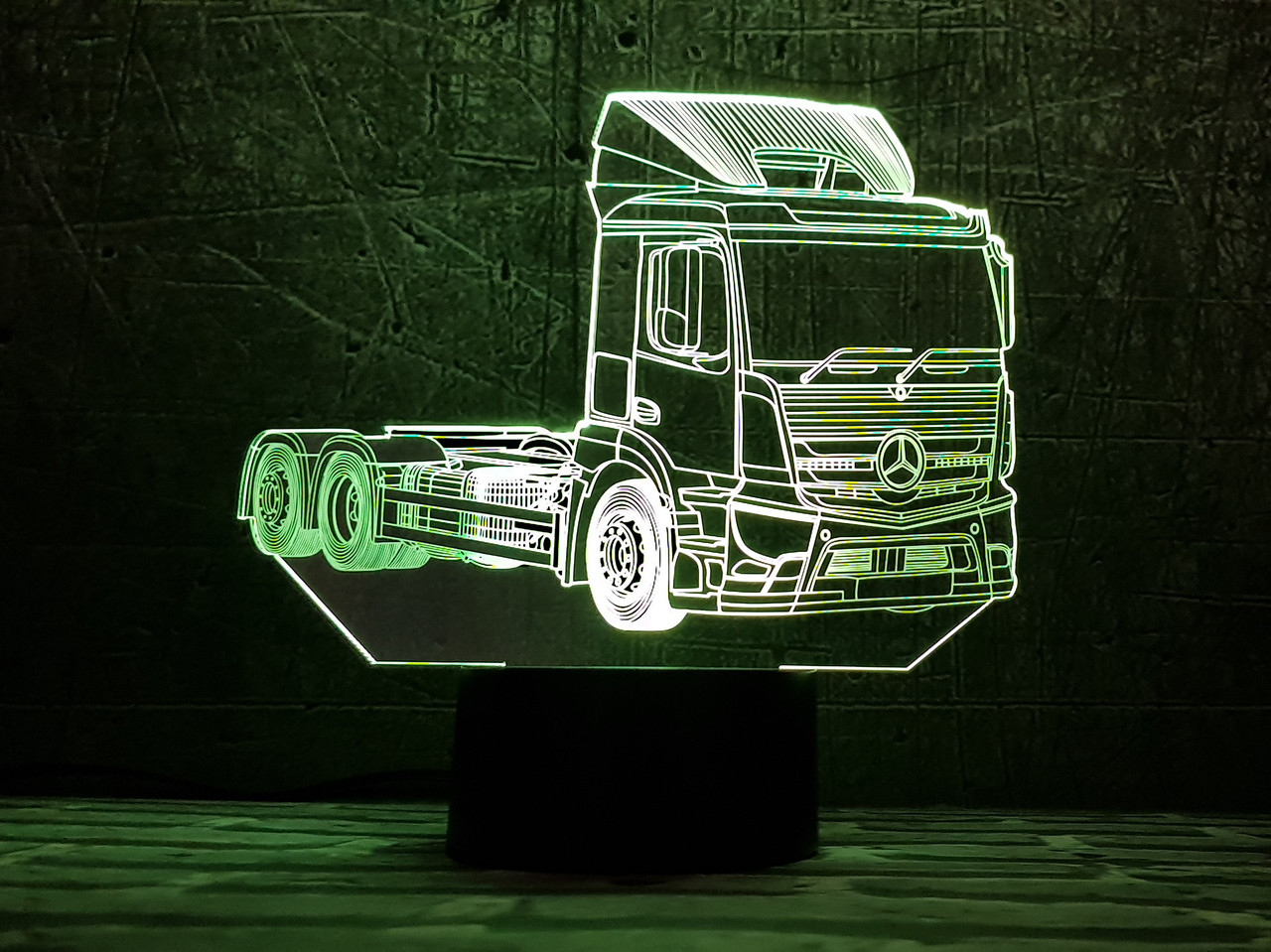 Змінна пластина для 3D-світильників "Автомобіль 28" 3DTOYSLAMP, фото 1