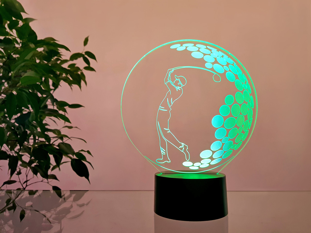 Змінна пластина для 3D-світильників "Гольф" 3DTOYSLAMP, фото 1