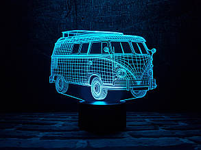 Змінна пластина для 3D-світильників "Автомобіль 8" 3DTOYSLAMP