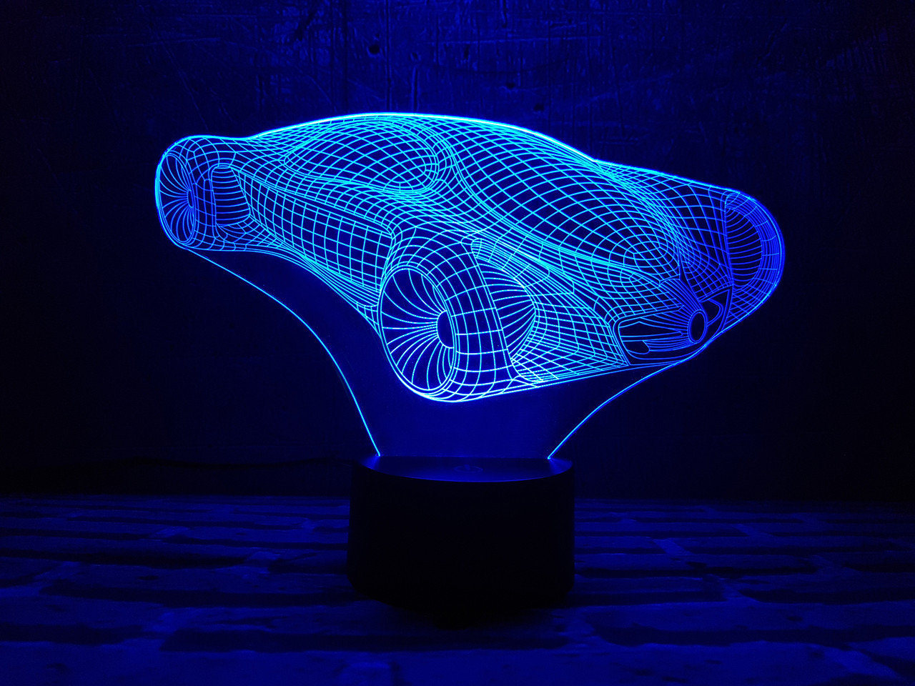 Змінна пластина для 3D-світильників "Автомобіль 7" 3DTOYSLAMP, фото 1