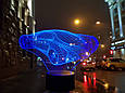 Змінна пластина для 3D-світильників "Автомобіль 7" 3DTOYSLAMP, фото 2