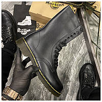 Зимние ботинки Dr. Martens 1914 Fur Black (Мех), доктор мартенс черевики Dr Martens, мартинс ботінки мартінс