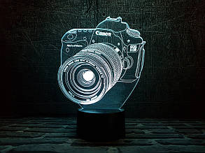 Змінна пластина для 3D-світильників "Фотоапарат" 3DTOYSLAMP