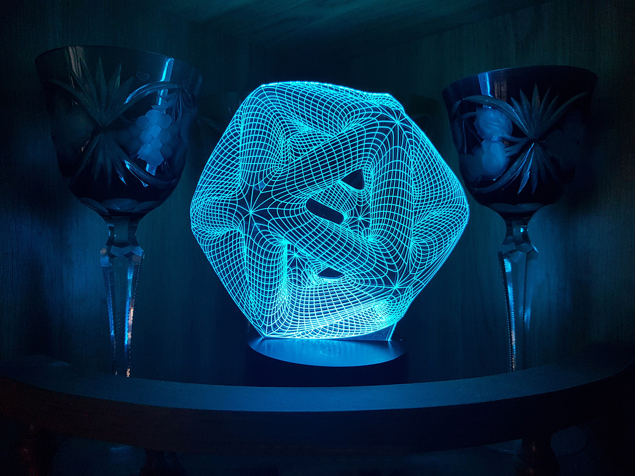 Дитячий нічник — світильник "Ікосаедр" 3DTOYSLAMP, фото 1