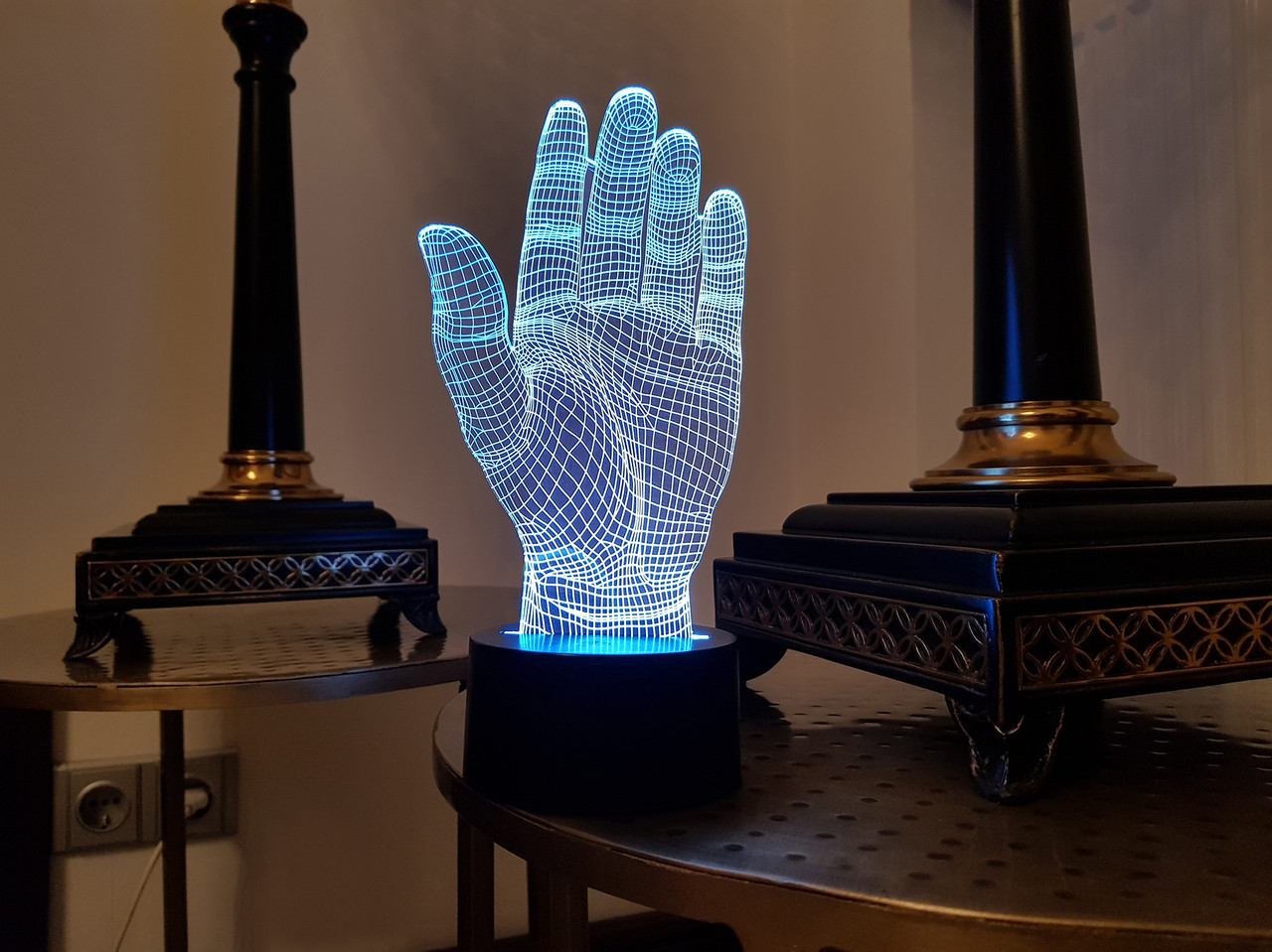 Змінна пластина для 3D-світильників "Дай п'ять" 3DTOYSLAMP, фото 1