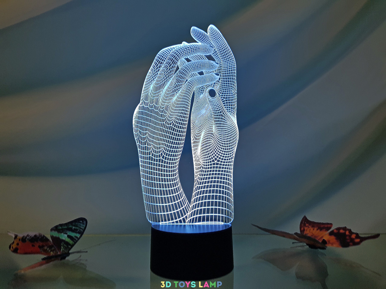 Змінна пластина для 3D-світильників "Манікюр" 3DTOYSLAMP, фото 1