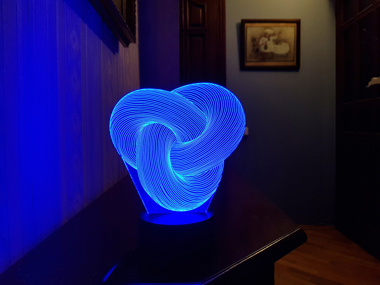 Змінна пластина для 3D-світильників "Уроборос" 3DTOYSLAMP, фото 1
