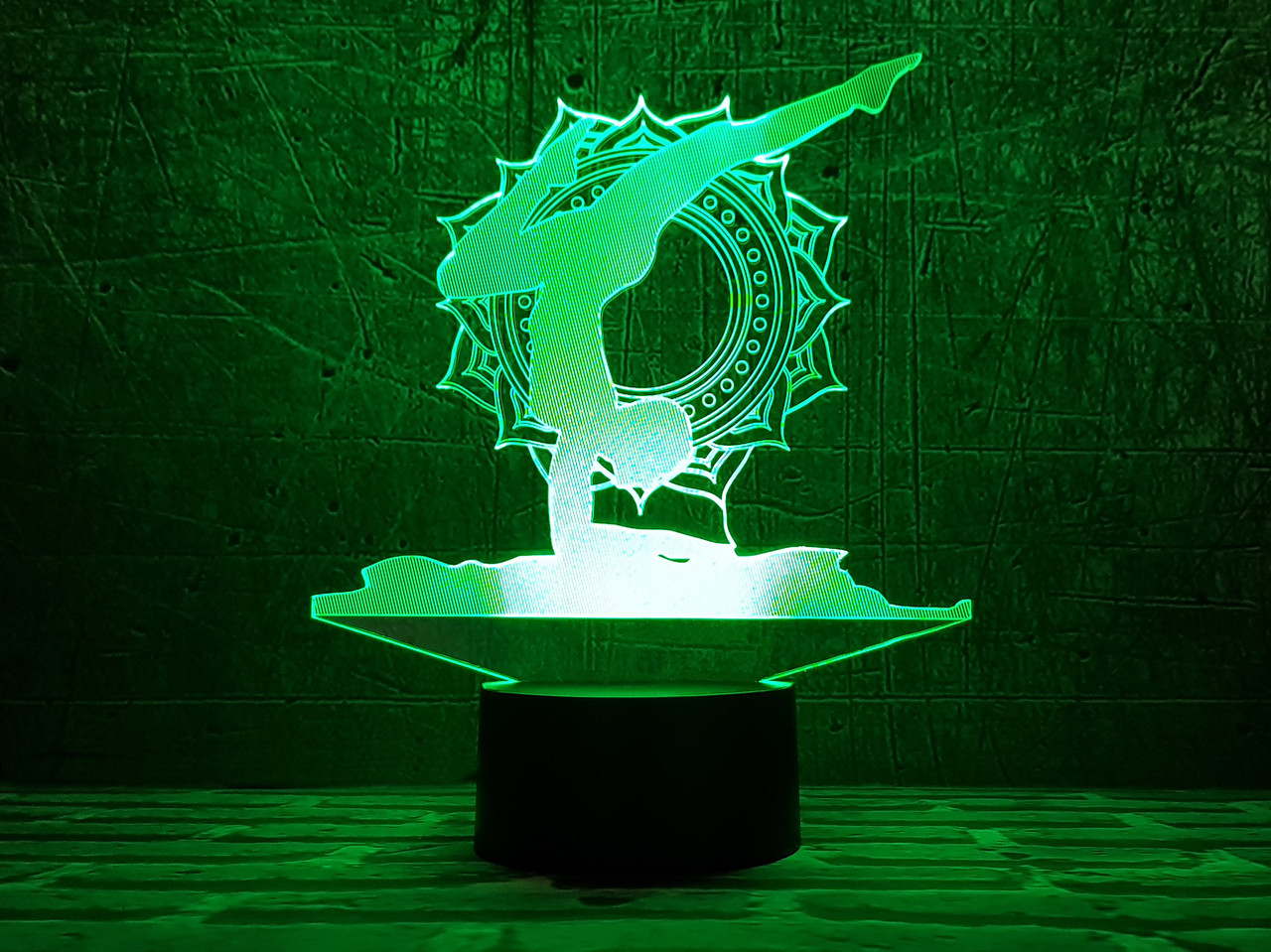 Змінна пластина для 3D-світильників "Йога 2" 3DTOYSLAMP, фото 1