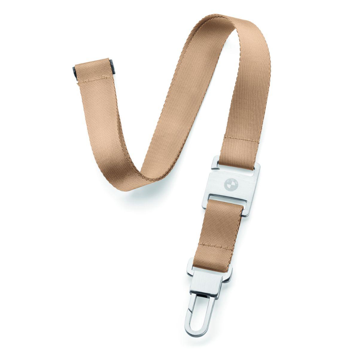 Оригінальний шнурок з карабіном BMW Lanyard, Sand, артикул 80282466193, фото 1