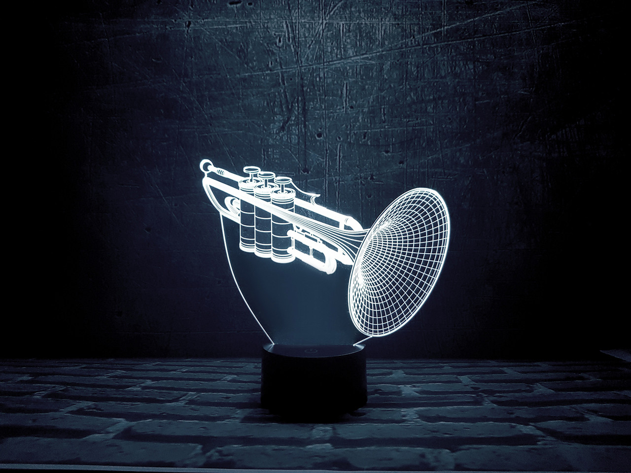 Змінна пластина для 3D-світильників "Труба" 3DTOYSLAMP, фото 1